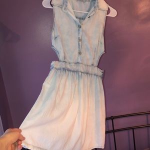 Washed-out jean dress!
